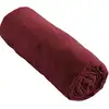 Image de Drap Housse 180x200 Cm En Gaze De Coton Gaïa Lie De Vin