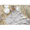 Image de Lot De 3 Serviettes 40x40 Gaze De Coton Gaïa Nuage