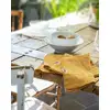 Image de Lot De 3 Serviettes 40x40 Gaze De Coton Gaïa Safran