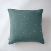 Image de Taie D'oreiller 60x60 Cm Gaze De Coton Gaïa À Pois Brodés Canard