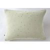 Image de Taie D'oreiller 50x70 Cm Gaze De Coton Gaïa À Pois Brodés Vert D'eau