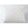 Image de Taie D'oreiller 50x70 Cm Gaze De Coton Gaïa À Pois Brodés Chantilly