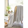 Image de Plaid - GAIA - Gaze de Coton - 130 x 160 cm - Gris Clair - Doux et Souple