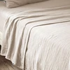 Image de Drap plat Gaïa Pampa en gaze de coton, L'Effet papillon 240 x 300 cm - L'effet papillon