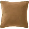 Image de Coussin 45x45 Cm Velours De Coton Camel