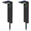 Image de Lot De 2 Balises Solaires A Planter - Ostry - H41 Cm - Led Blanc Froid