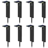 Image de 8 Potelets solaires OSTRY H41cm 150LM
