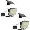 Image de Lot De 2 Spots Solaire Brightly Noir Abs H12cm