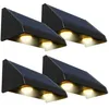 Image de 4 Appliques murales solaires KYLA H6cm