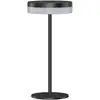 Image de Lampe De Table Solaire Vivia Noir Aluminium H27cm