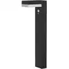 Image de Balise Solaire Avec Détecteur Cenova Noir Aluminium H50cm