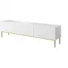 Image de Bobochic meuble tv 200 cm kasha pieds or blanc KASHA