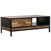 Image de Bobochic table basse 1 tiroir beaubourg bois massif de manguier BEAUBOURG