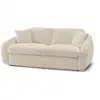 Image de Bobochic canapé droit convertible cezanne ouverture express tissu bouclette beige 160x194 CEZANNE