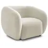Image de Bobochic fauteuil celine tissu lisse beige CELINE