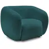 Image de Bobochic fauteuil celine tissu bouclette bleu clair CELINE