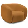 Image de Bobochic fauteuil celine tissu bouclette jaune CELINE