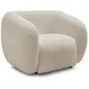 Image de Bobochic fauteuil celine tissu bouclette beige CELINE