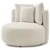 Image de Bobochic fauteuil cesar tissu bouclette beige CESAR