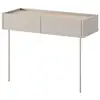 Image de Bobochic console suspendue 2 tiroirs 100 cm atlas beige ATLAS