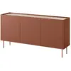 Image de Bobochic buffet 3 portes 170 cm atlas rouge ATLAS