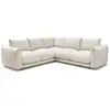 Image de Bobochic canapé d'angle réversible ernest beige réversible ERNEST