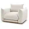Image de Bobochic fauteuil ernest beige ERNEST