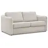 Image de Bobochic canapé droit convertible lenny ouverture express 2 plis velours côtelé beige LENNY