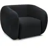 Image de Bobochic fauteuil celine tissu texturé noir CELINE