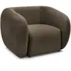 Image de Bobochic fauteuil celine tissu texturé marron CELINE