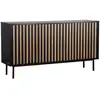 Image de Bobochic buffet 3 portes 150 cm corneille tasseaux pin massif CORNEILLE