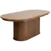 Image de Bobochic table à manger extensible 210 à 270 cm malmousque placage chêne massif marron foncé MALMOUSQUE