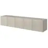 Image de Bobochic meuble tv suspendu 200 cm alice beige ALICE