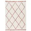 Image de Bobochic tapis poils longs simon motifs graphiques beige 160x230 SIMON