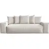 Image de Bobochic canapé droit convertible coffre voltaire beige VOLTAIRE