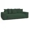 Image de Bobochic canapé droit convertible coffre voltaire vert VOLTAIRE