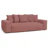 Image de Bobochic canapé droit convertible coffre voltaire rose VOLTAIRE