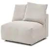 Image de Bobochic chauffeuse 1 place sans accoudoir pour canapé modulable voltaire beige