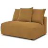 Image de Bobochic chauffeuse 2 places sans accoudoir pour canapé modulable voltaire jaune