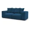 Image de Bobochic canapé droit fixe modulable voltaire bleu foncé VOLTAIRE
