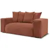 Image de Bobochic canapé d'angle convertible coffre nina velours côtelé marron angle gauche VOLTAIRE