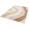Image de Bobochic tapis poils ras nova motif abstrait beige 200x290 NOVA