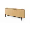 Image de Bobochic buffet arrondi 4 portes 200 cm amboise couleur chêne AMBOISE