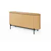 Image de Bobochic buffet arrondi 4 portes 168 cm amboise couleur chêne AMBOISE