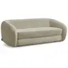 Image de Bobochic canapé droit convertible déplimousse neyo tissu texturé taupe NEYO