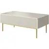 Image de Bobochic table basse kasha pieds or beige KASHA