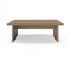 Image de Bobochic table basse 120 cm loana effet bois marron foncé LOANA