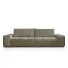 Image de Bobochic canapé droit convertible coffre anakin tissu texturé taupe ANAKIN