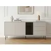 Image de Bobochic buffet 3 portes 3 tiroirs 194 cm espera avec leds ESPERA