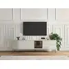 Image de Bobochic meuble tv 3 portes 2 tiroirs 194 cm espera avec leds ESPERA